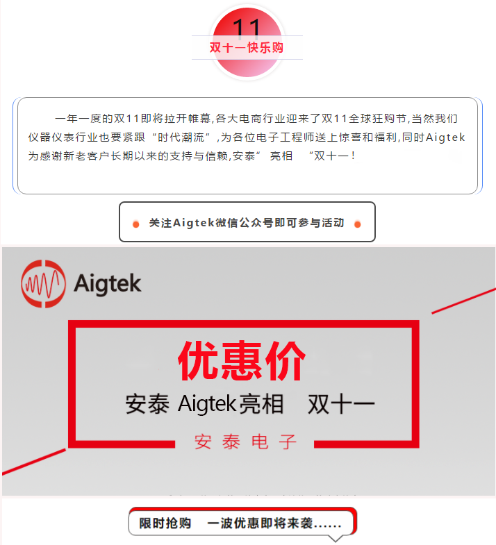 【鉅惠來(lái)襲】Aigtek功率放大器低價(jià)搶購！